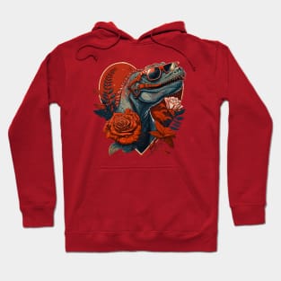 Dinosaur Valentine's Day Hoodie